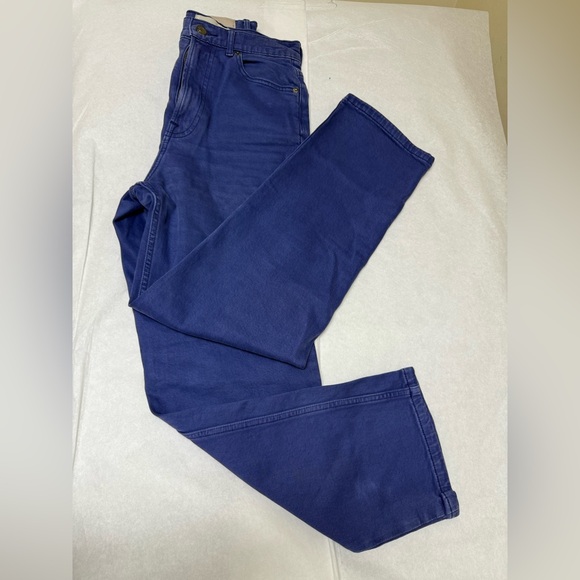 🔵Everlane Organic Cotton High Jeans in Deep Blue🔵